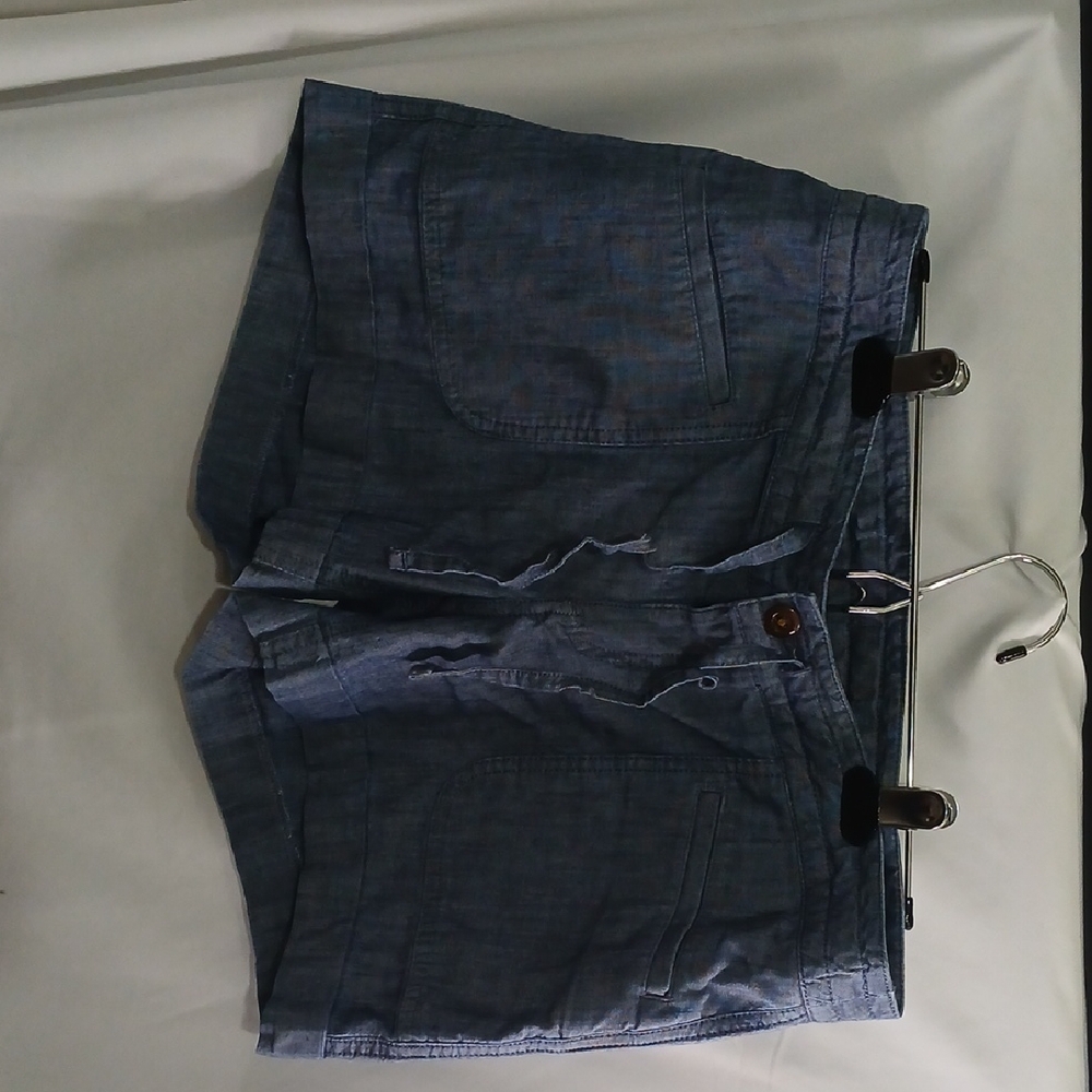 The North Face Women's Blue Flat-Front Casual Shorts